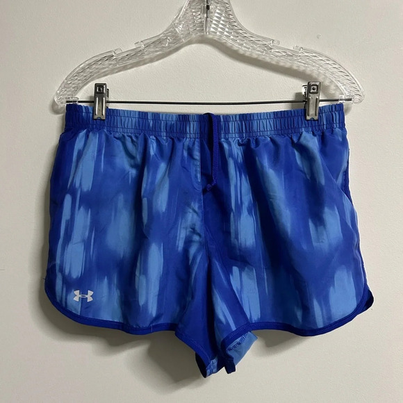 Under  Armour Blue Athletic Shorts - Picture 1 of 2